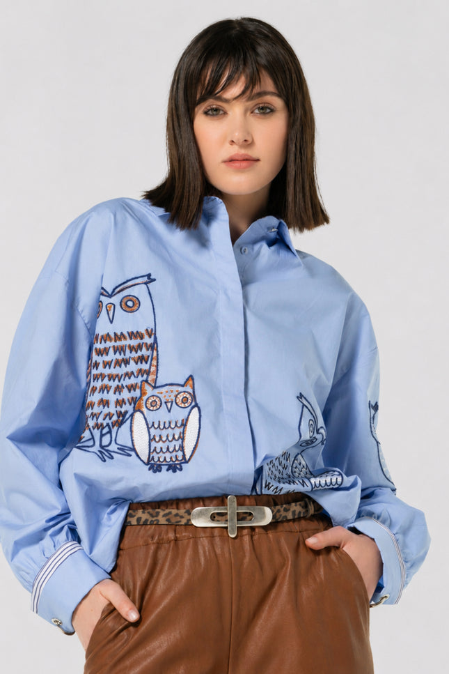 Blouse Broderie Multi Color 4613-29