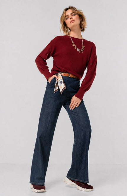 Jeans Belt Dark Blue 4516-23