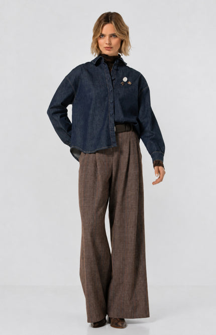 Blouse Jeans Fantasie Dark Blue 4616-23