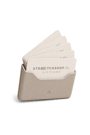 Stretchshop.nl cadeaubon, digitale giftcard voor fitness- en wellnessdiensten, afgebeeld op een witte achtergrond.