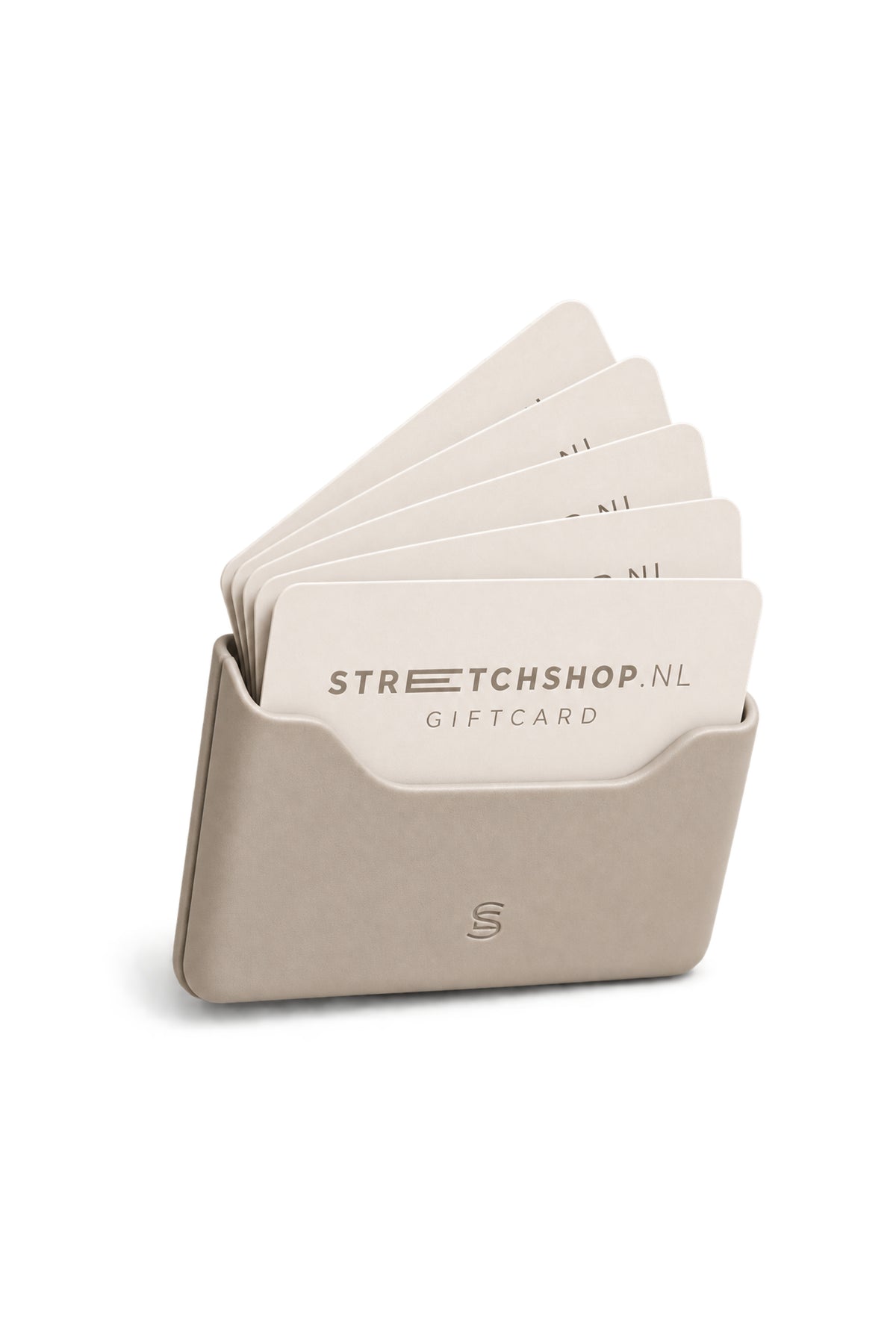 Stretchshop.nl cadeaubon, digitale giftcard voor fitness- en wellnessdiensten, afgebeeld op een witte achtergrond.