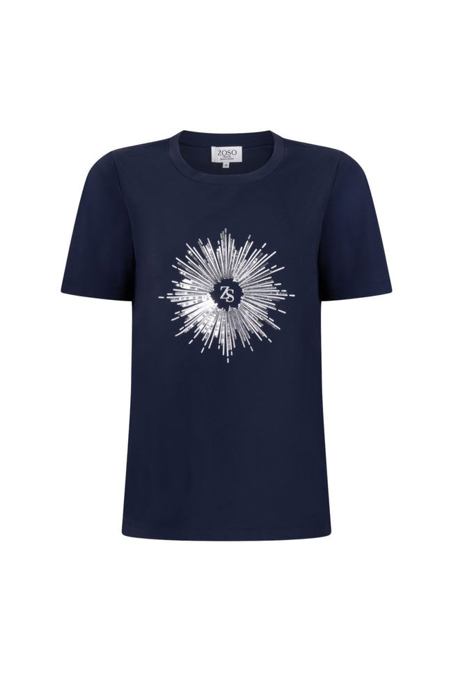 Travel T-Shirt Vivian Navy 265