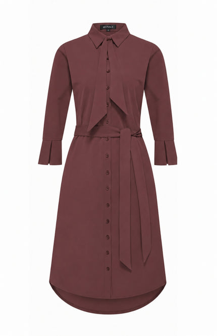 Travel Jurk Bow Mahogany 202708