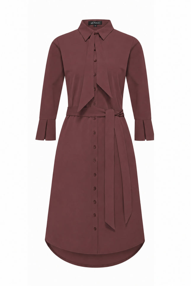 Travel Jurk Bow Mahogany 202708