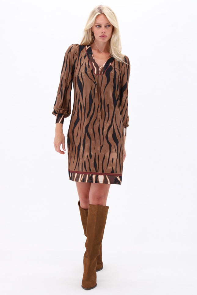 Jurk Met Dierenprint D305-P158