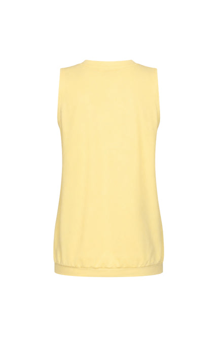 Mi Piace Travel Top Pleated Lemon Yellow 202814 Stretchshop.nl