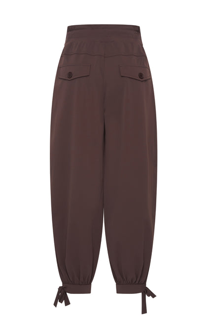 Travel Balloon Bottom Bow Broek Espresso 202956
