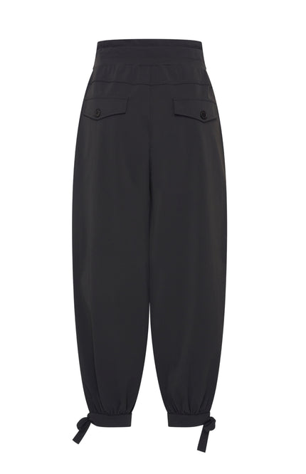 Travel Balloon Bottom Bow Broek Black 202956