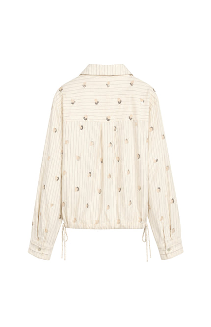 Blouse Aaliya Paillet Offwhite NKF02166