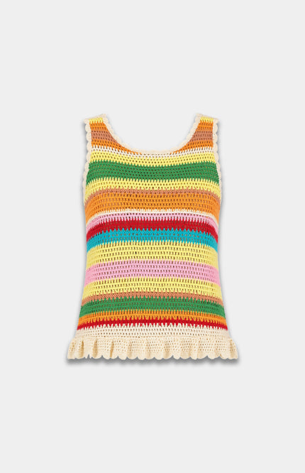 Harper & Yve Top Martha Multi Stripe HS6P412 Stretchshop.nl