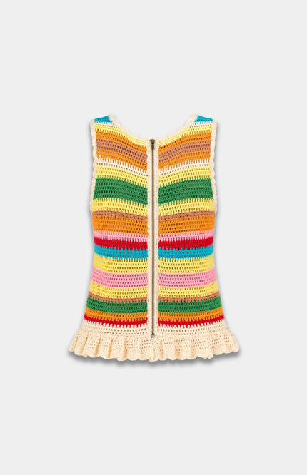 Harper & Yve Top Martha Multi Stripe HS6P412 Stretchshop.nl