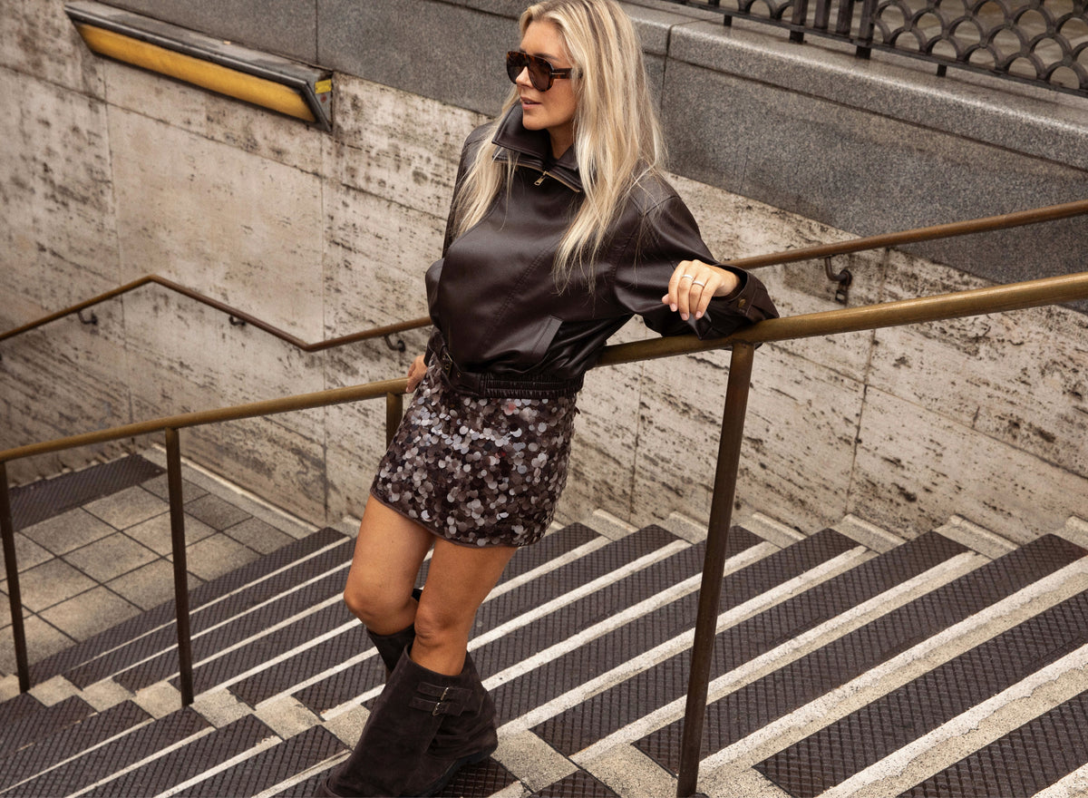 City lights & sequins