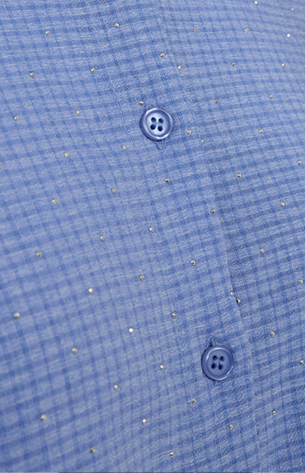 Blouse Fqshine Wedgewood Melange 206829