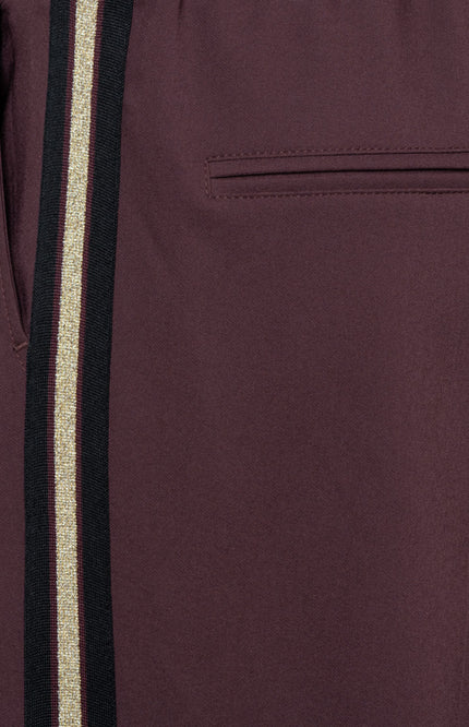 &Co woman Broek Fiene Aubergine PA399 Stretchshop.nl
