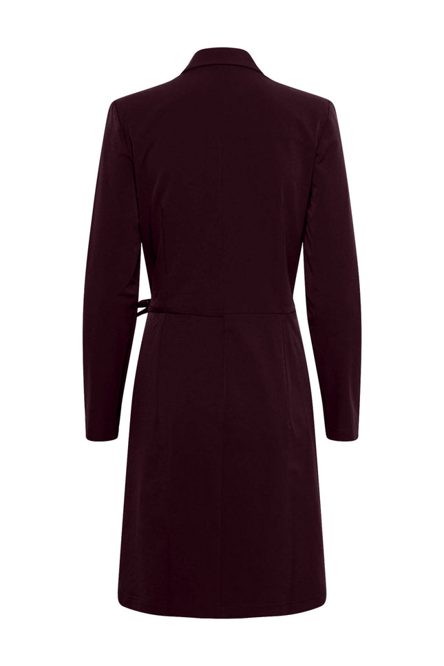 Travel Jurk Paulina Aubergine DR290