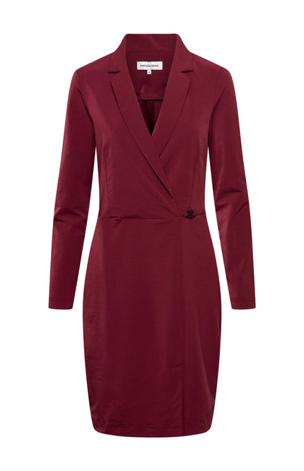 Travel Jurk Paulina Wine Red DR290