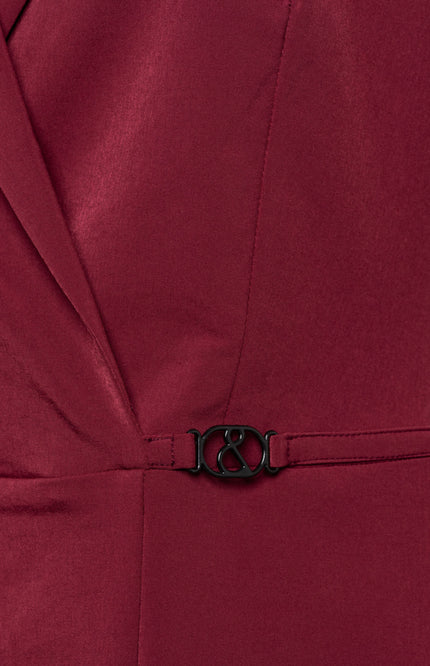 Travel Jurk Paulina Wine Red DR290