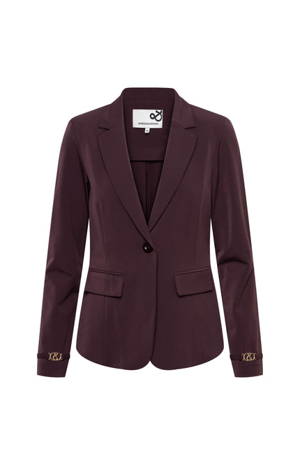 Travel Blazer Presley Aubergine BZ173