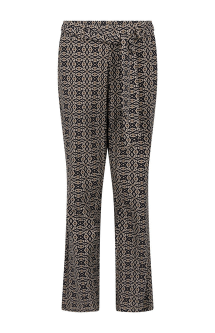 Travel Broek Pretty Black Camel 255