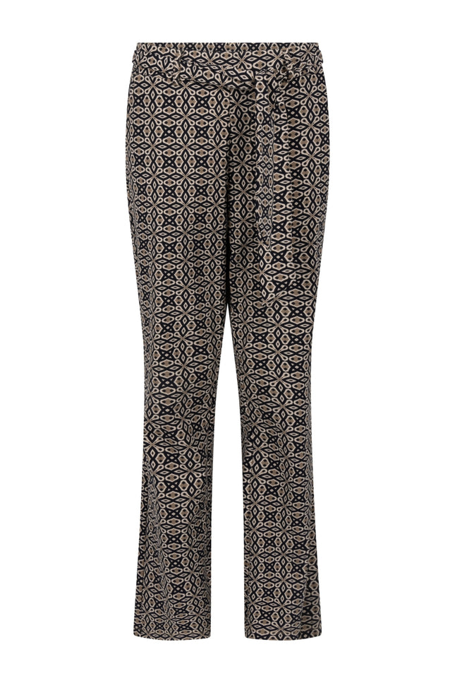 Travel Broek Pretty Black Camel 255