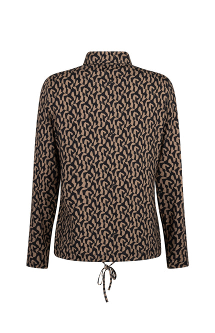 Blouse Pia Camel Black 255