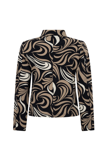 Jacket Lauren Black Camel 255