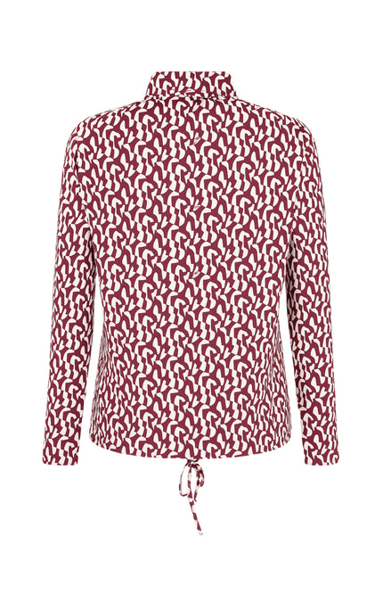 Blouse Pia Offwhite Bordeaux 255