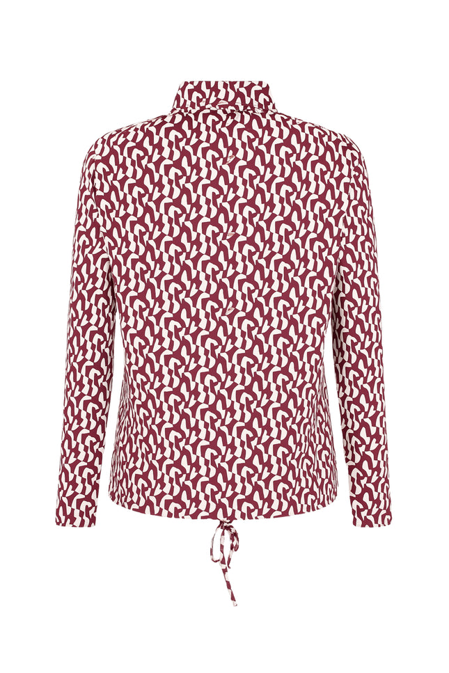 Blouse Pia Offwhite Bordeaux 255