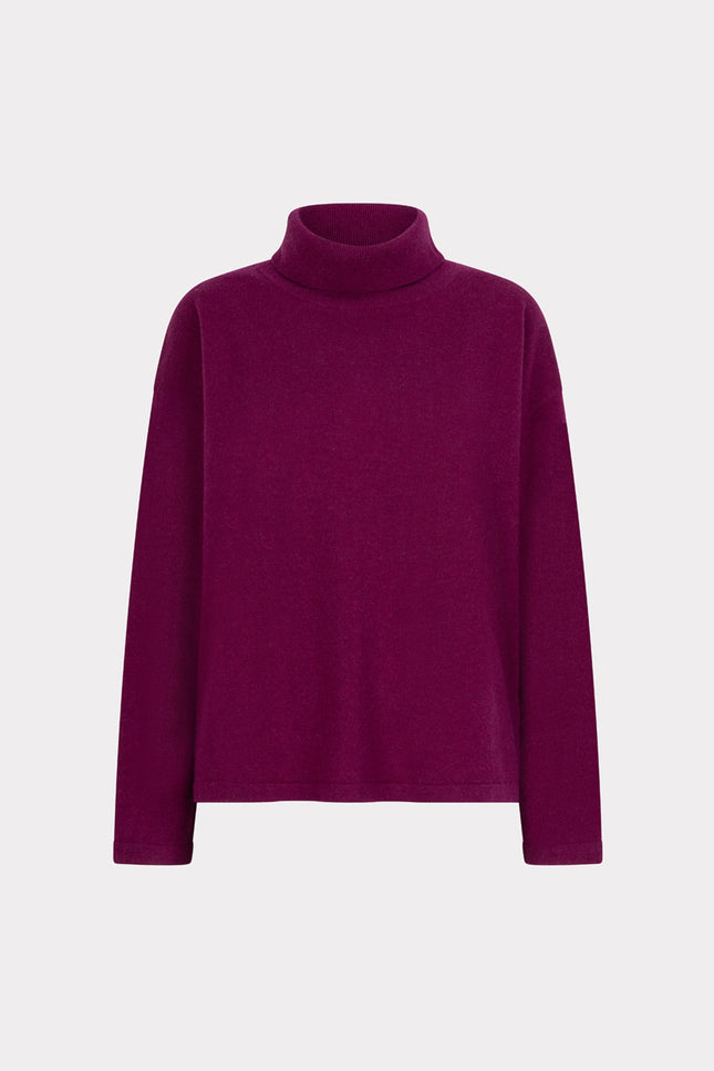 Sweater Wool Col Maroon W25.07703