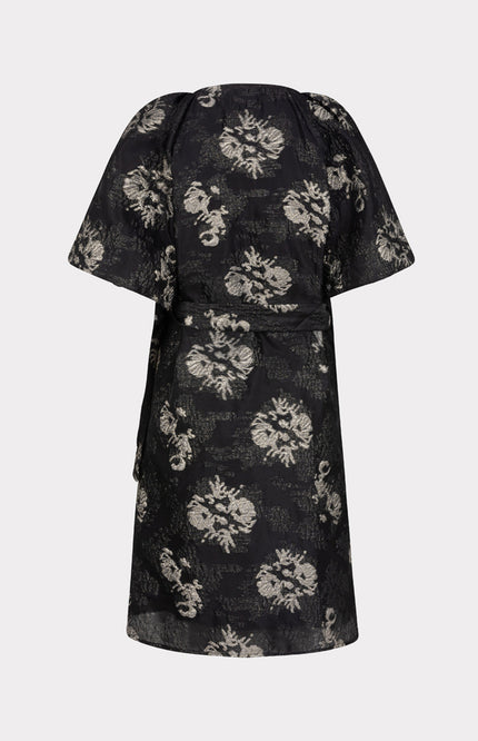 Jurk Jacquard Black W25.09700