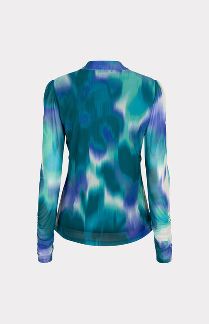 Top Mesh Faded Vibrance Print W25.30704