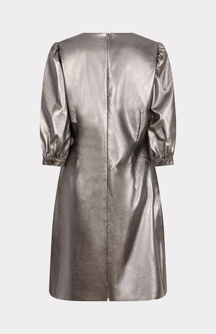 Jurk PU Dark Silver W25.11706