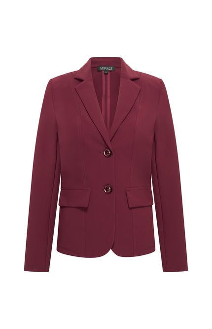 Bonded Travel Blazer Burgundy 202646