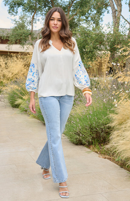 G-maxx Blouse Ysolde Offwhite Stretchshop.nl