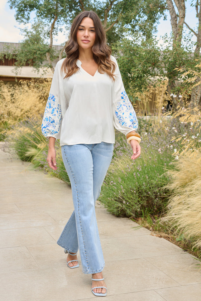 G-maxx Blouse Ysolde Offwhite Stretchshop.nl