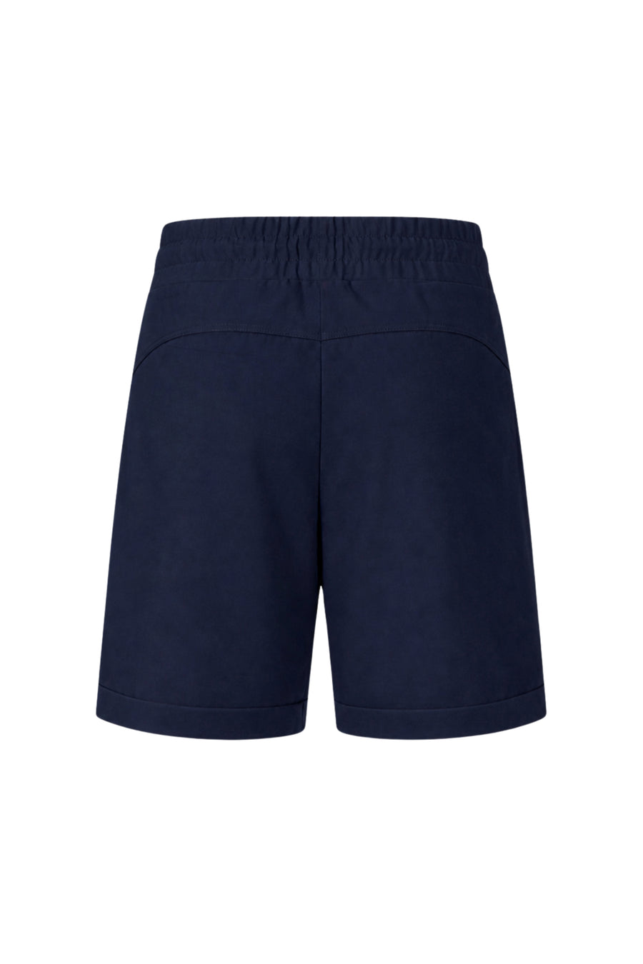 Zoso Travel Short Bowie Navy, korte reisbroek met zakken, gemaakt van comfortabel navyblauw materiaal, geschikt voor reizen en casual draagstijl.