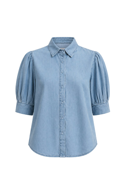 Lady Day Blouse Alexandra Chambray L30-801-3350 Stretchshop.nl