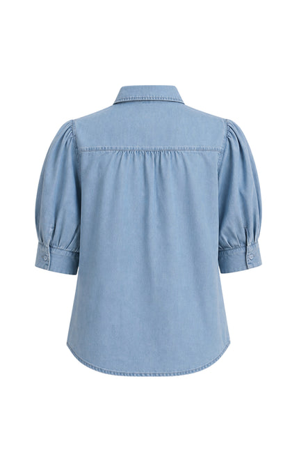 Lady Day Blouse Alexandra Chambray L30-801-3350 Stretchshop.nl