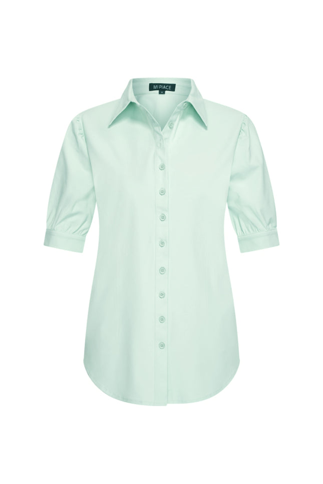 Mi Piace Travel Blouse Pistachio 202270 Stretchshop.nl