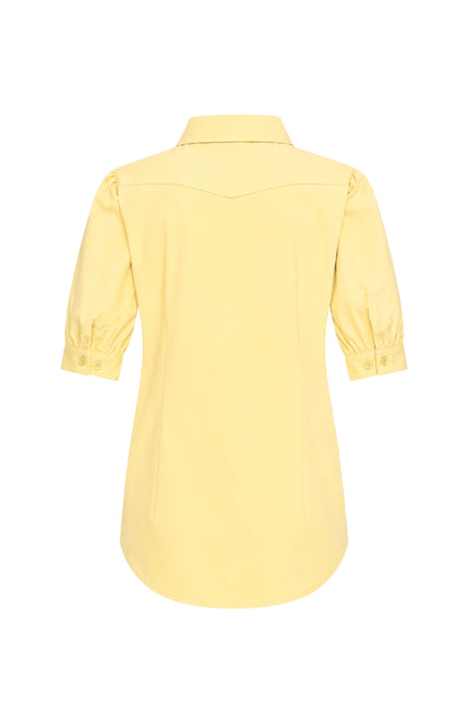 Mi Piace Travel Blouse Lemon Yellow 202270 Stretchshop.nl