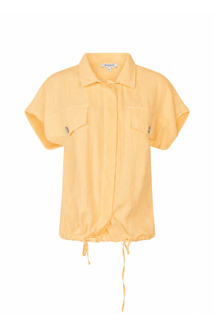 Zoso Blouse Elise Apricot 263 Stretchshop.nl