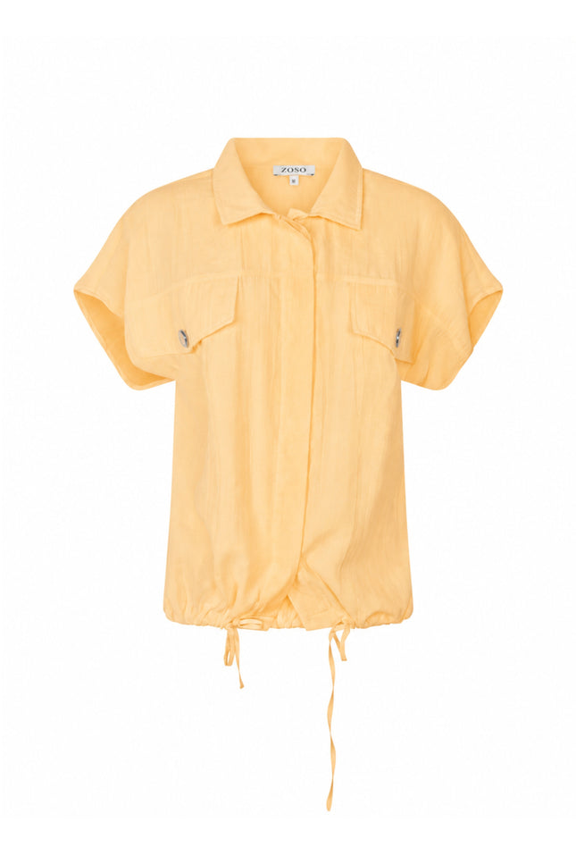Zoso Blouse Elise Apricot 263 Stretchshop.nl