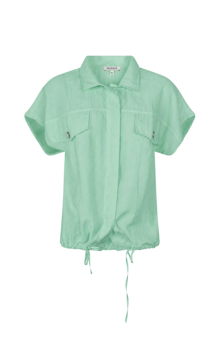 Zoso Blouse Elise Mint 263 Stretchshop.nl