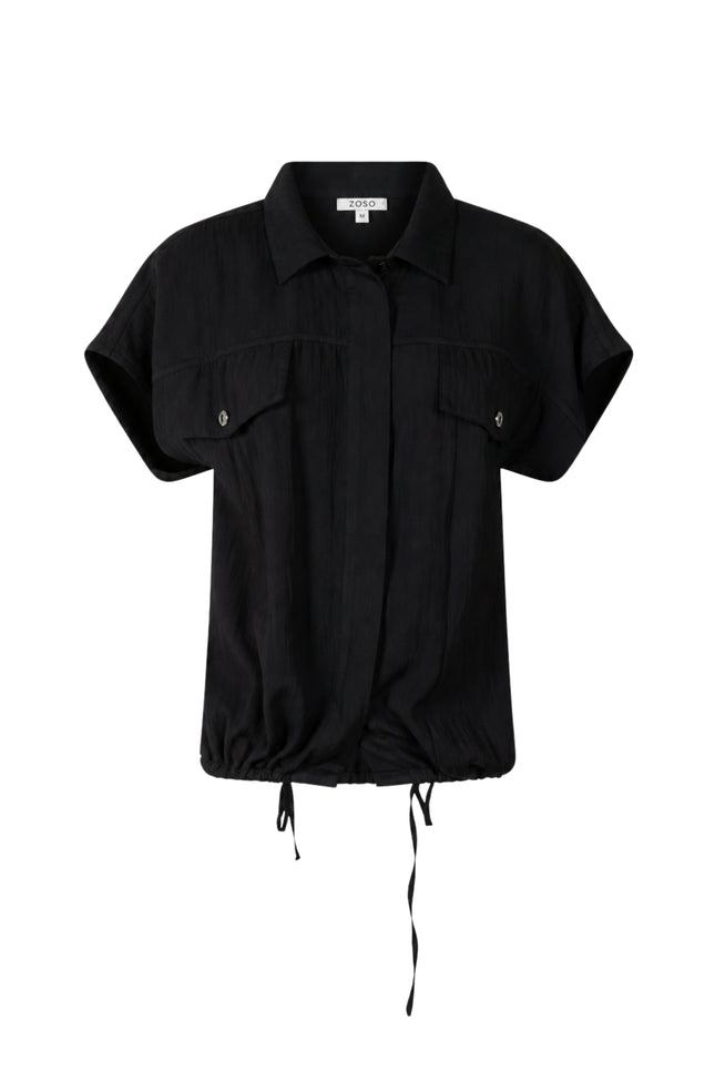 Zoso Blouse Elise Black 263 Stretchshop.nl