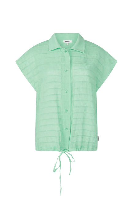 Zoso Blouse Anna Mint 263 Stretchshop.nl