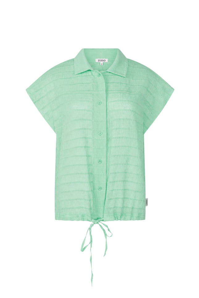 Zoso Blouse Anna Mint 263 Stretchshop.nl