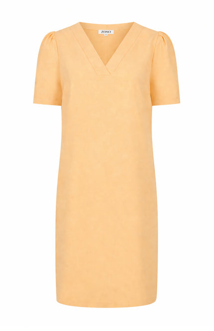 Zoso Travel Jurk Juulz Apricot 263 Stretchshop.nl