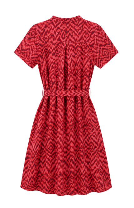 Elvira Casuals Jurk Luka Pink Summer Stretchshop.nl