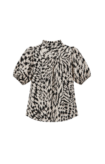 Elvira Casuals Blouse Anna Light Feathers Stretchshop.nl