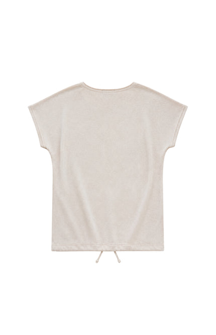 Elvira Casuals Top Natasha Creme Gold Stretchshop.nl